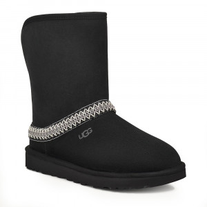 UGG Classic Short Crescent Black