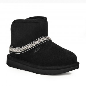 UGG Classic Mini Crescent Black UGG Classic Mini Crescent Black