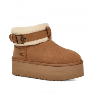 UGG Ultra Mini Belted Roller Boot Chestnut UGG Ultra Mini Belted Roller Boot Chestnut