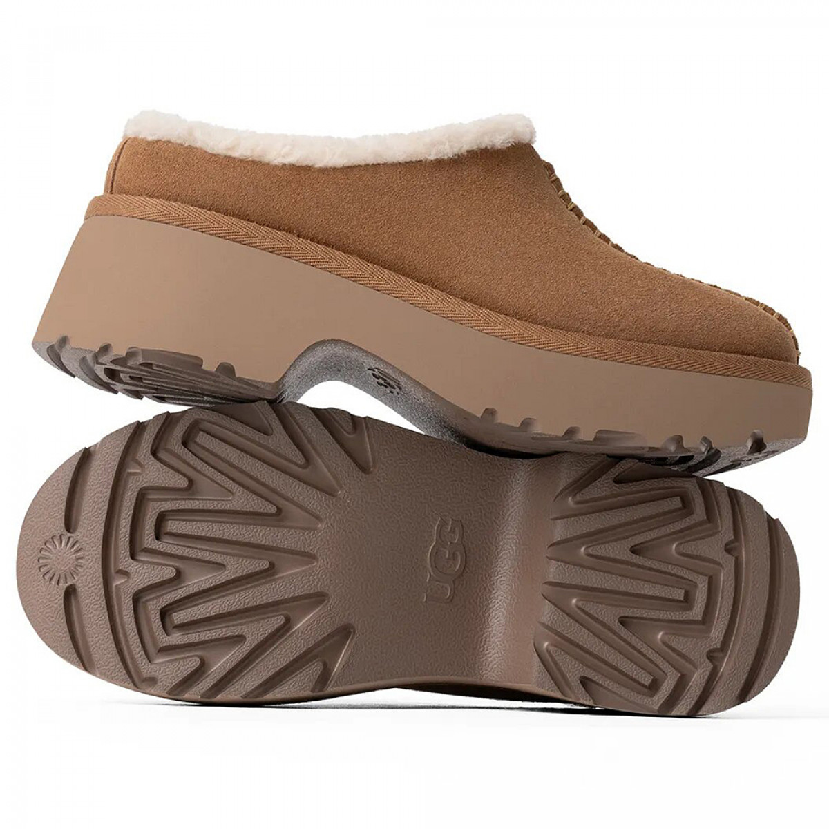 UGG New Heights Cozy Clog Chestnut UGG New Heights Cozy Clog Chestnut