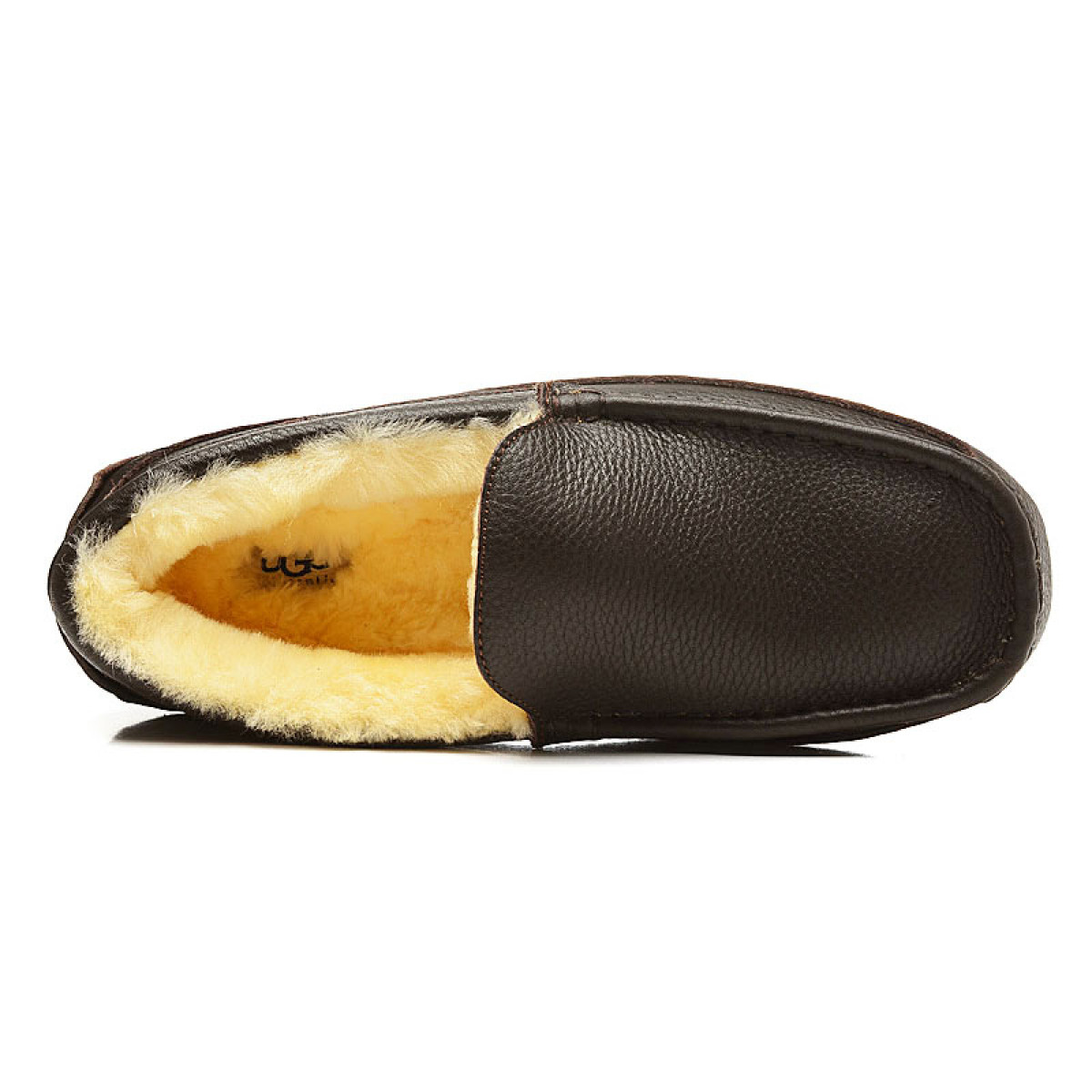 UGG Men Ascot Leather Chocolate