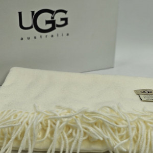 Кашемировый палантин UGG White