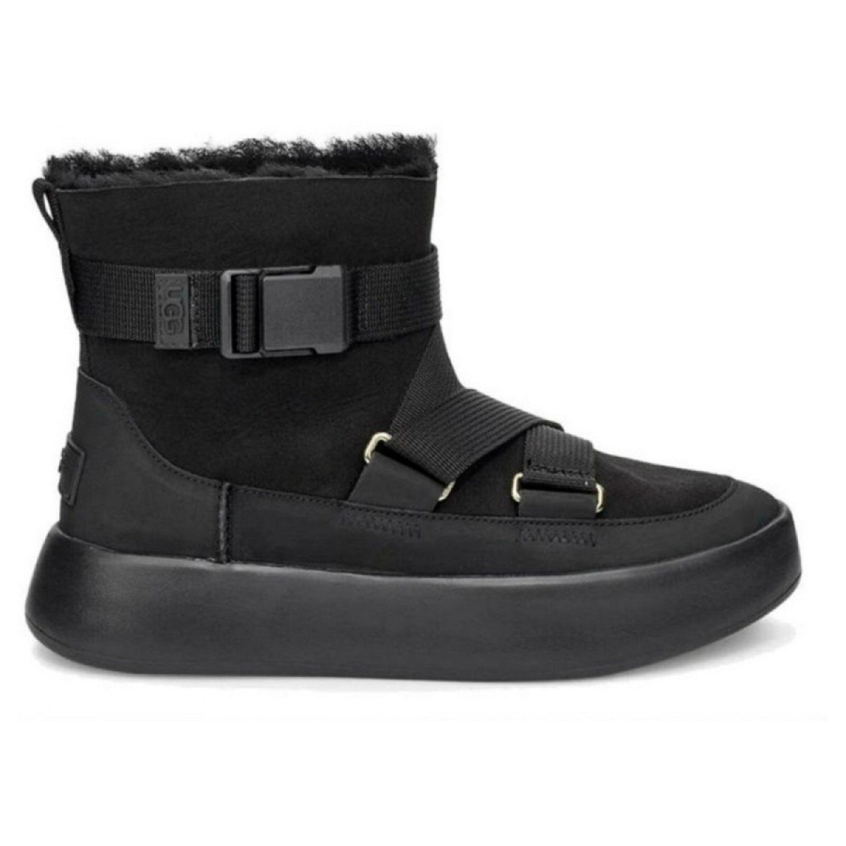UGG Classic Boom Buckle Black