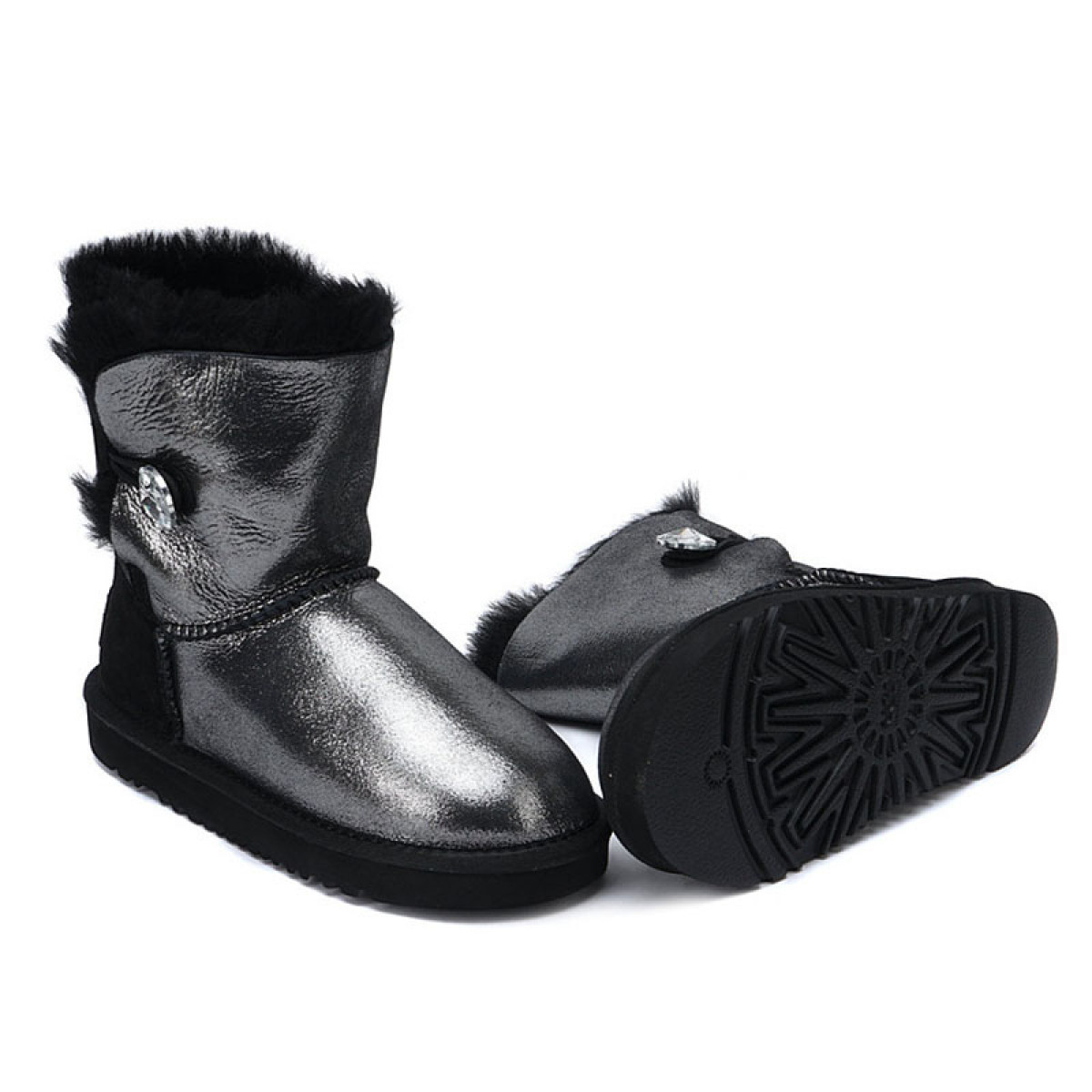 UGG Kids Bailey Bling I Do Black UGG Kids Bailey Bling I Do Black