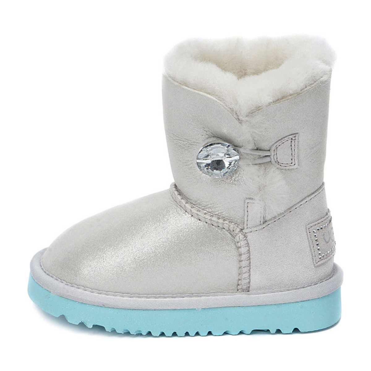 UGG Kids Bailey Bling I Do White