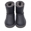 UGG Kids Classic Short Metallic Grey UGG Kids Classic Short Metallic Grey