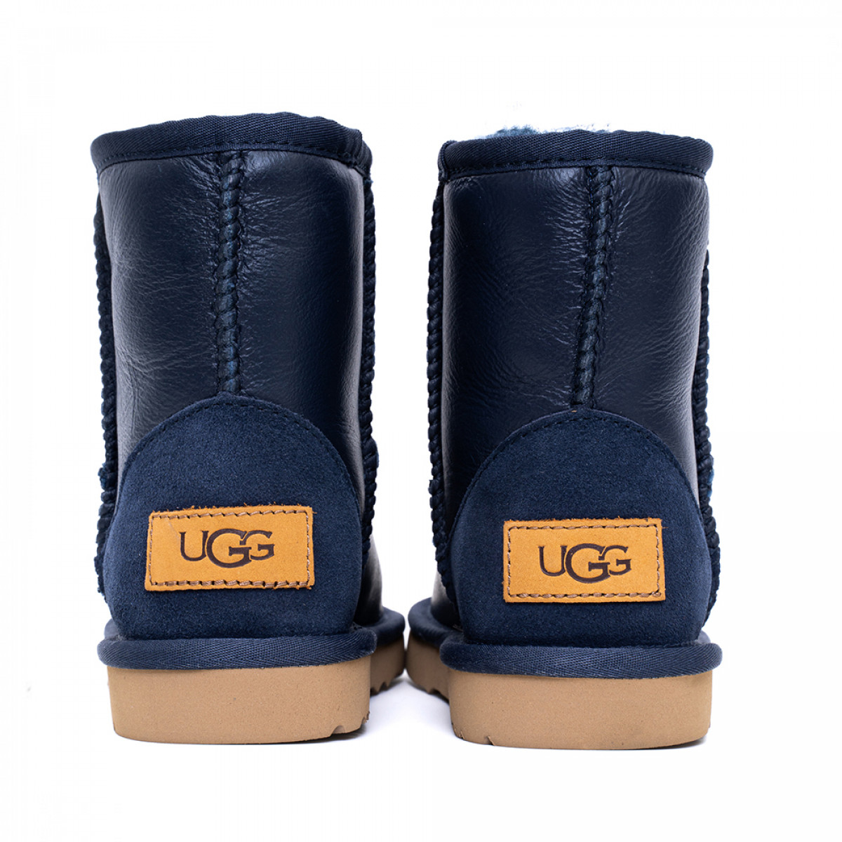 UGG Kids Classic Short Metallic Navy UGG Kids Classic Short Metallic Navy