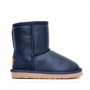 UGG Kids Classic Short Metallic Navy