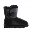 UGG Kids Bailey Button Metallic Black UGG Kids Bailey Button Metallic Black