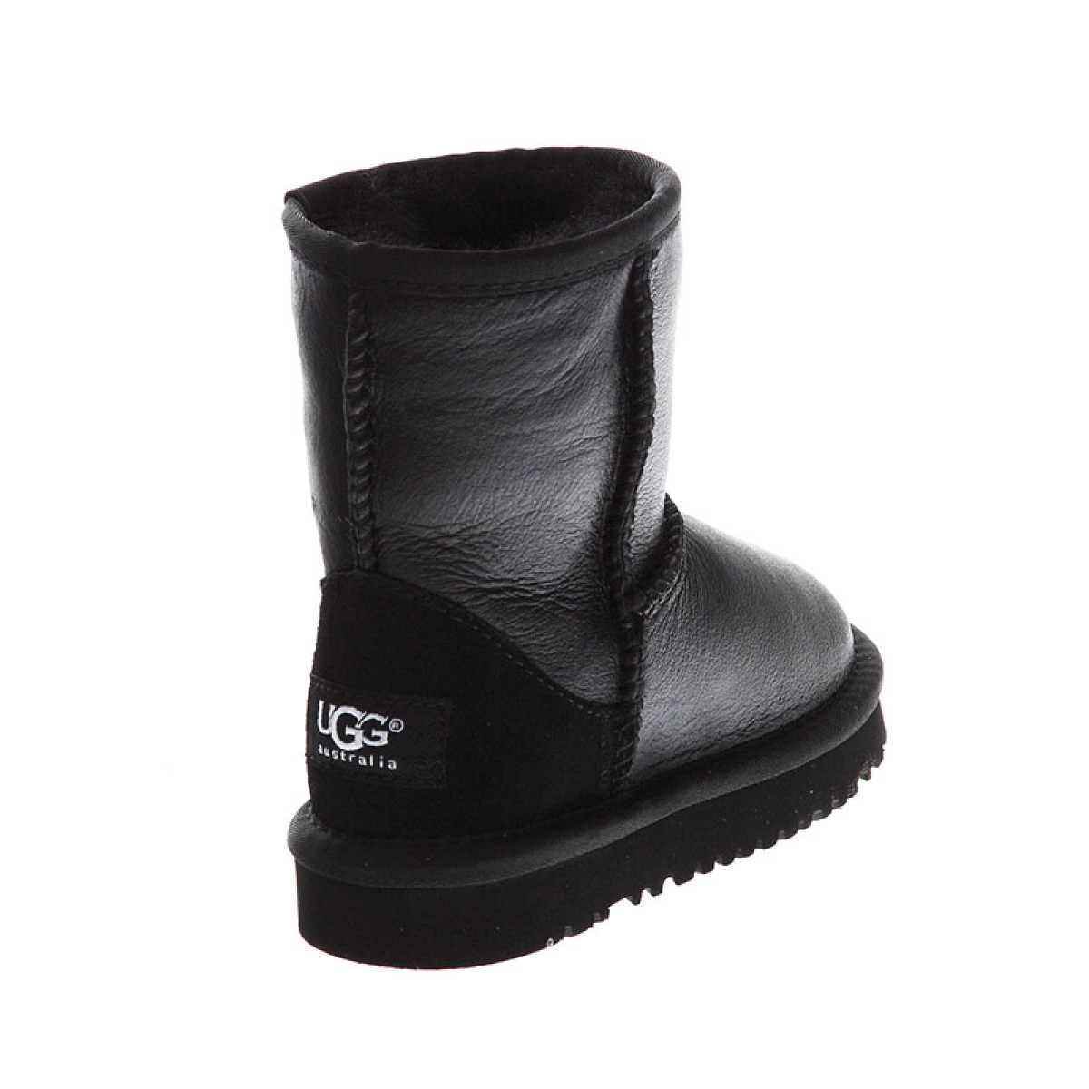 UGG Kids Classic Short Metallic Black UGG Kids Classic Short Metallic Black