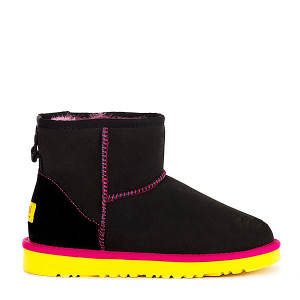 UGG Classic Mini Black Yellow