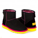 UGG Classic Mini Black Yellow UGG Classic Mini Black Yellow
