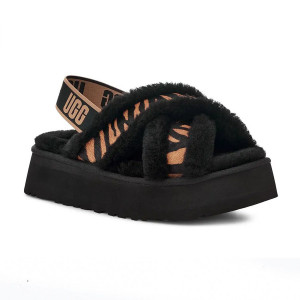 UGG Disco Cross Slide Black