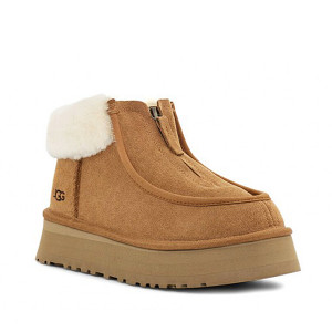 UGG Funkette Platform Boots Chestnut