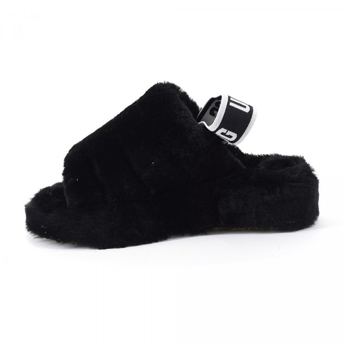 UGG Fluff Yeah Slide Black UGG Fluff Yeah Slide Black