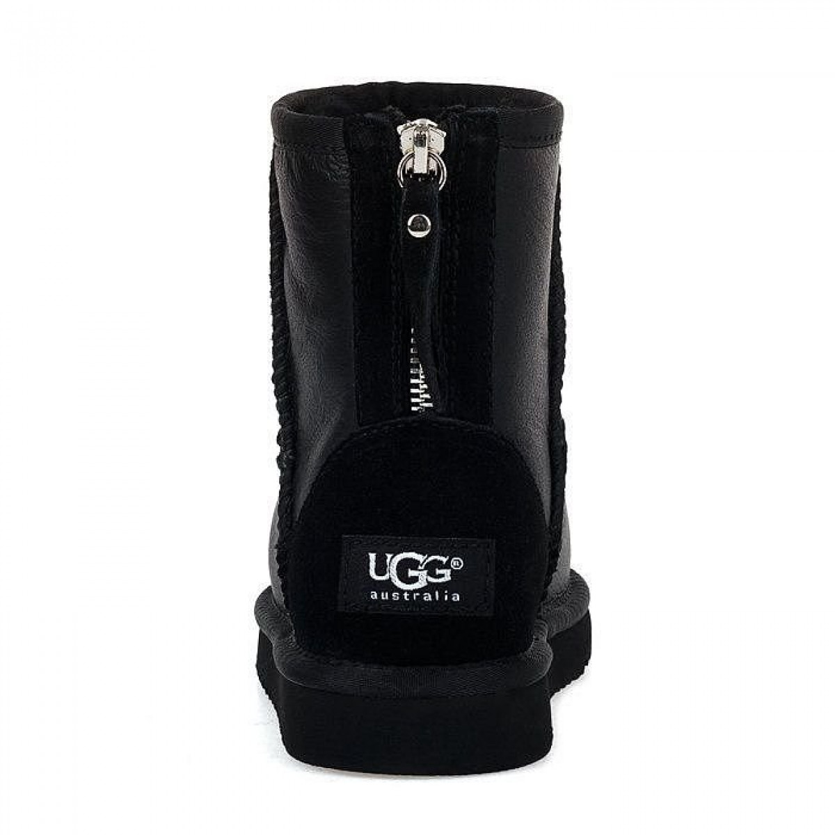 UGG Kids Zip Metallic Black UGG Kids Zip Metallic Black
