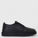 UGG Mens Slippers Flex Leather Black