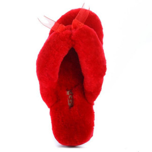 UGG Fluff Flip Flop Red UGG Fluff Flip Flop Red