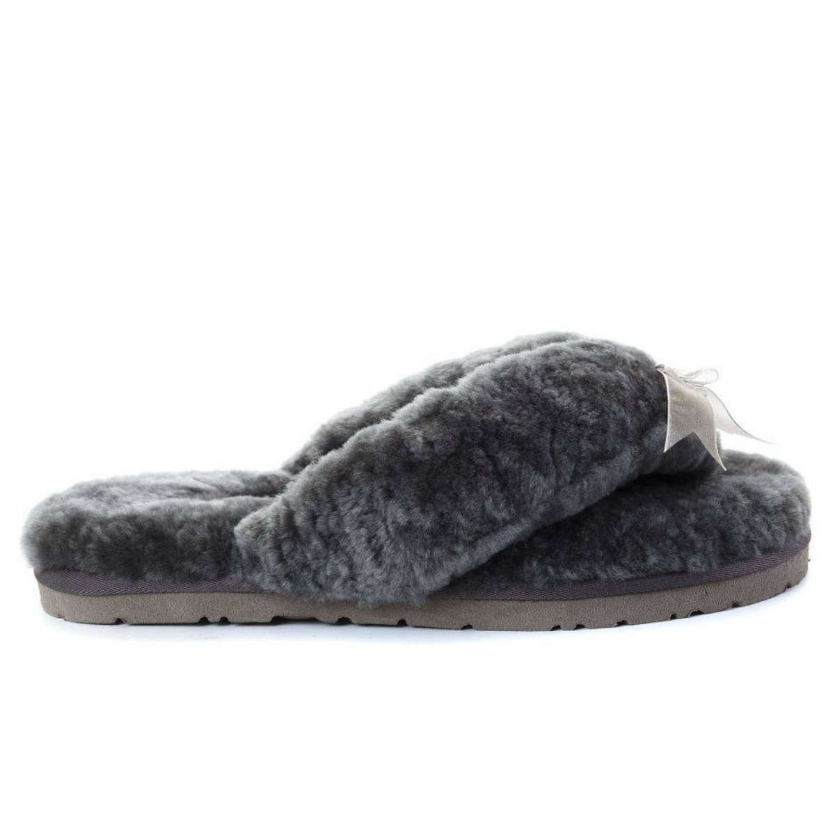 UGG Fluff Flip Flop Grey