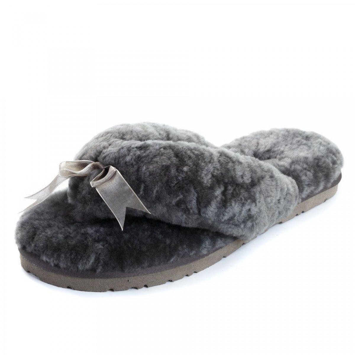 UGG Fluff Flip Flop Grey