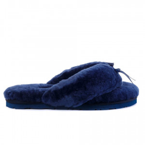 UGG Fluff Flip Flop Navy Blue UGG Fluff Flip Flop Navy Blue