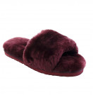 UGG Fluff Slide Slippers Dark Purple