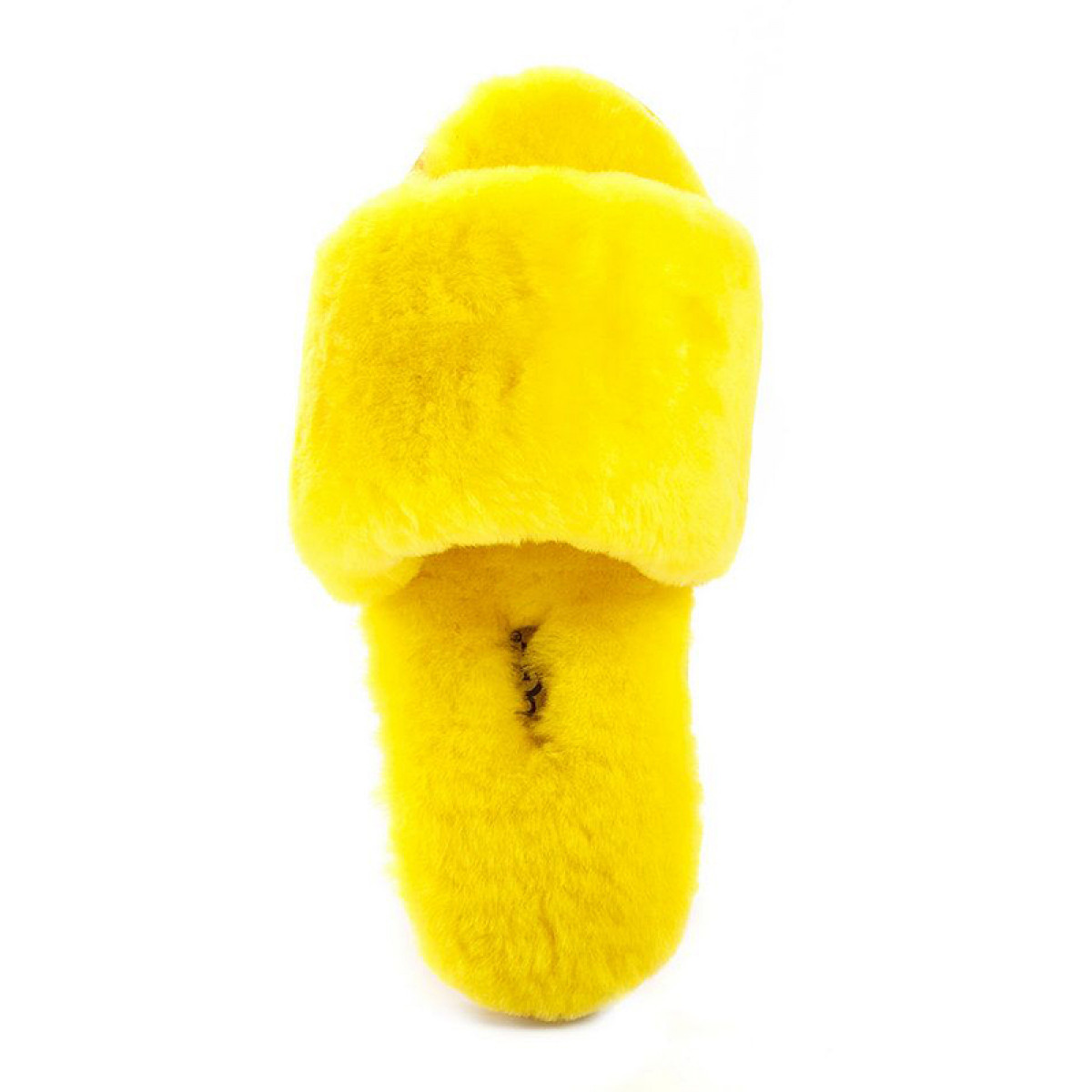 UGG Fluff Slide Slippers Yellow UGG Fluff Slide Slippers Yellow