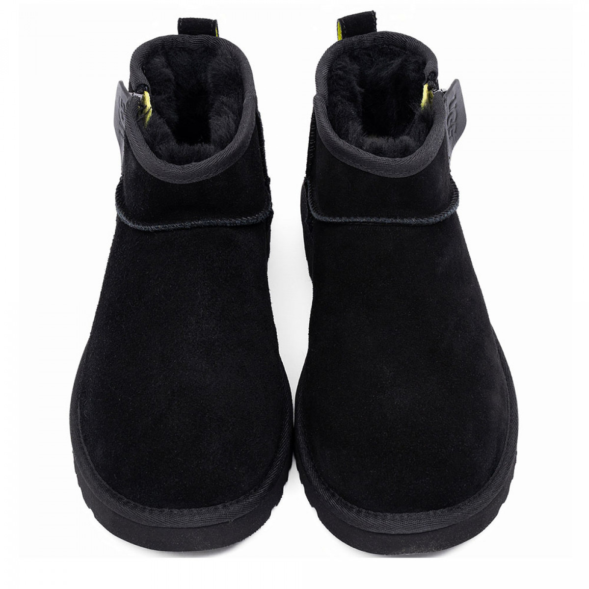 UGG Mens Classic Ultra Mini Zip Boot Black
