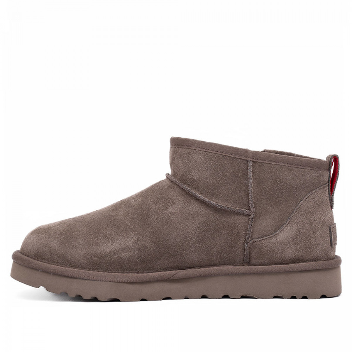 UGG Mens Classic Ultra Mini Zip Boot Smoke