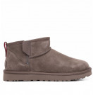 UGG Mens Classic Ultra Mini Zip Boot Smoke