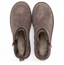 UGG Mens Classic Ultra Mini Zip Boot Smoke