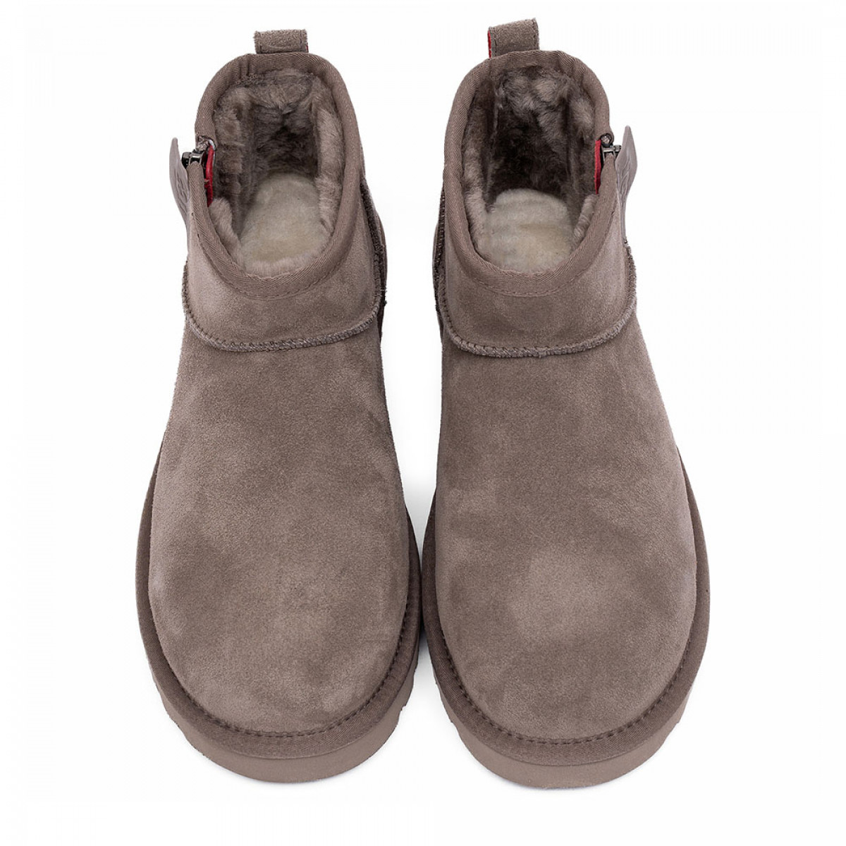 UGG Mens Classic Ultra Mini Zip Boot Smoke
