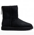 UGG Mens Classic Short Zip II Black