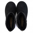 UGG Mens Classic Short Zip II Black