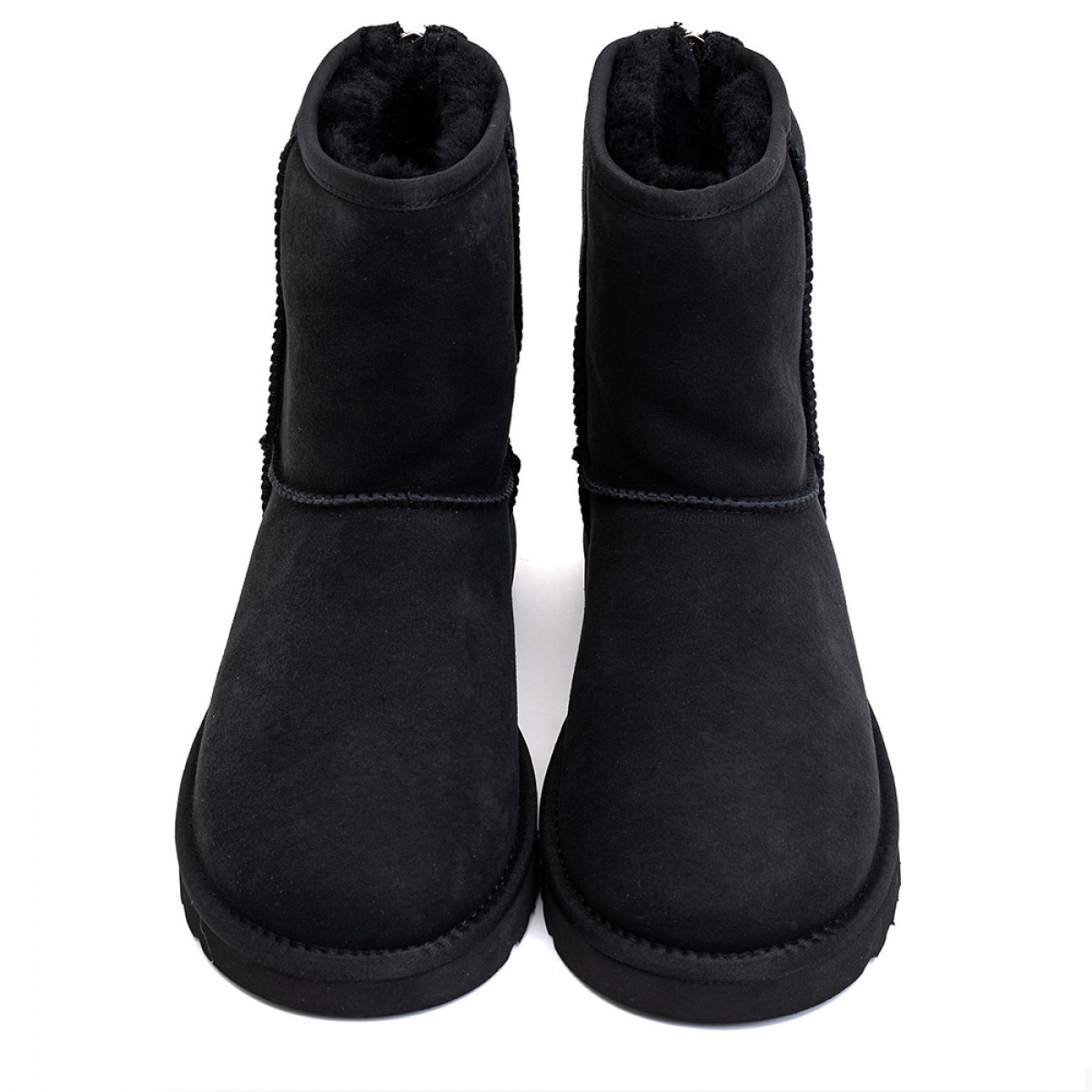 UGG Mens Classic Short Zip II Black