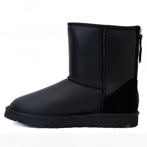 UGG Mens Classic Short Zip II Metallic Black UGG Mens Classic Short Zip II Metallic Black